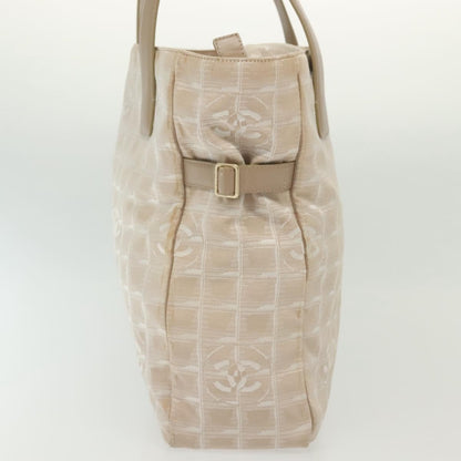 Chanel Travel Line Tote Nylon, BEIGE, NYLON, Tote bag