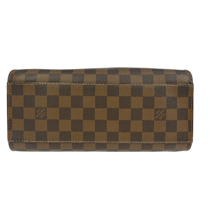 Louis Vuitton Triana Bag Damier, BROWN, CANVAS, Handbag