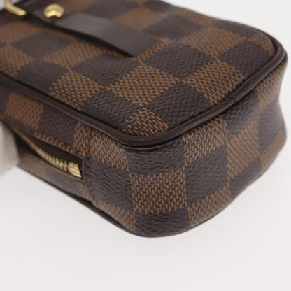 Louis Vuitton Etui Okapi Camera Case Damier, BROWN, CANVAS, Travel bag