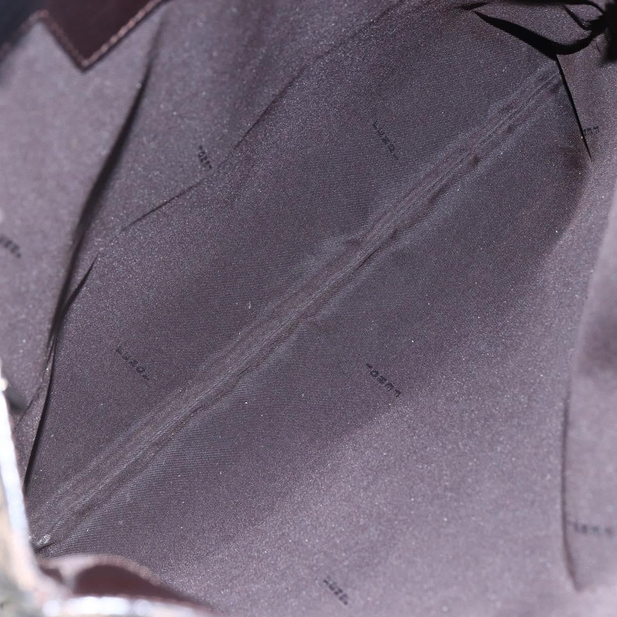 Fendi Vintage Shoulder Bag Zucca Canvas, BROWN, CANVAS, Shoulder bag