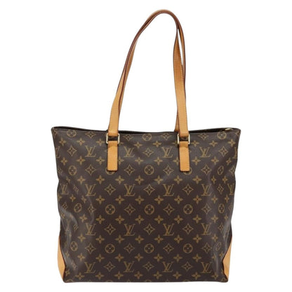 Louis Vuitton Cabas Mezzo Monogram Canvas, BROWN, CANVAS, Tote bag