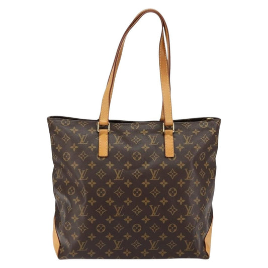 Louis Vuitton Cabas Mezzo Monogram Canvas, BROWN, CANVAS, Tote bag