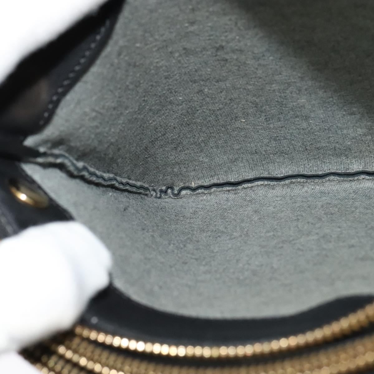 Celine Trio Crossbody Bag Leather, BLACK, LEATHER, Crossbody bag