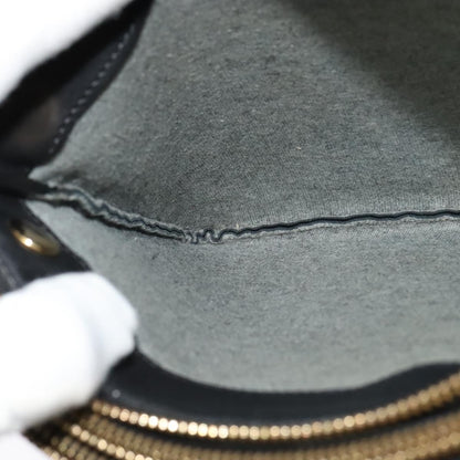 Celine Trio Crossbody Bag Leather, BLACK, LEATHER, Crossbody bag