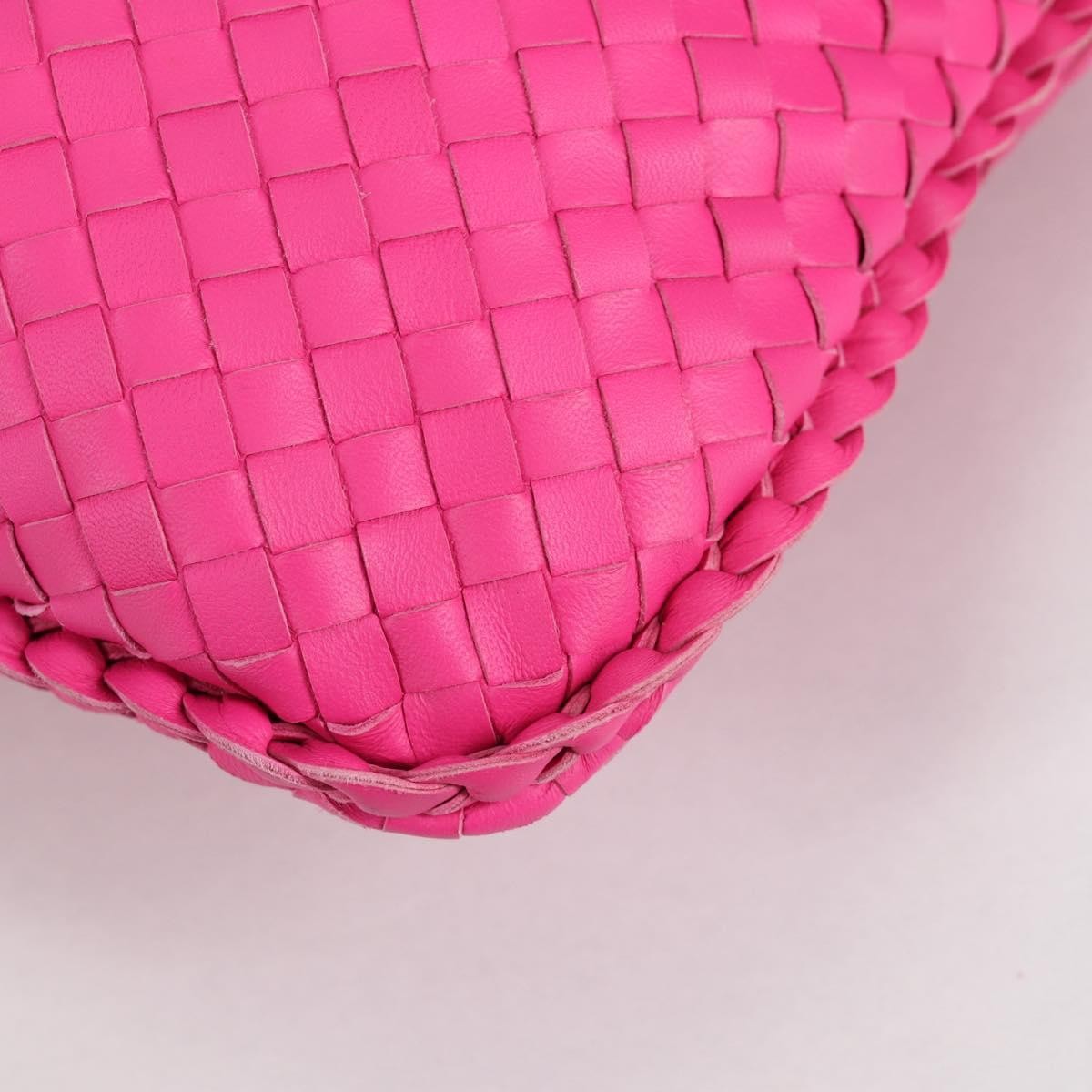Bottega Veneta Veneta Hobo Intrecciato Nappa, PINK, LEATHER, Handbag