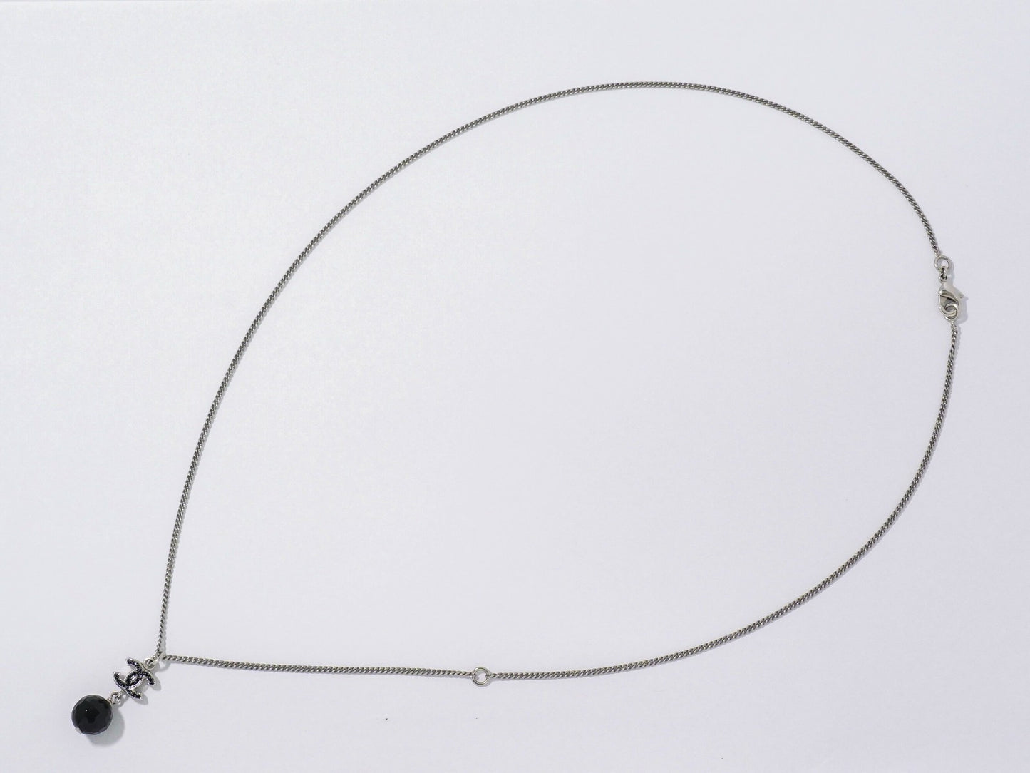 Chanel CC Necklace Metal, SILVER, METAL, Necklace