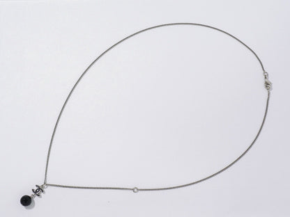 Chanel CC Necklace Metal, SILVER, METAL, Necklace