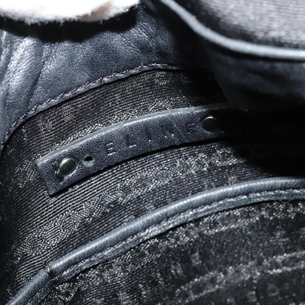 Celine Handbag Leather, BLACK, LEATHER, Handbag