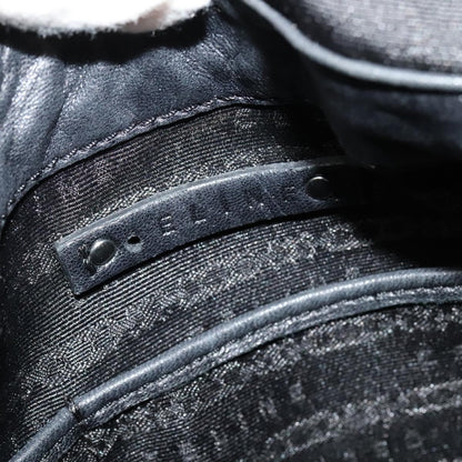 Celine Handbag Leather, BLACK, LEATHER, Handbag