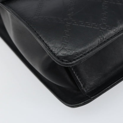 Versace Vintage Handbag Leather, BLACK, LEATHER, Handbag