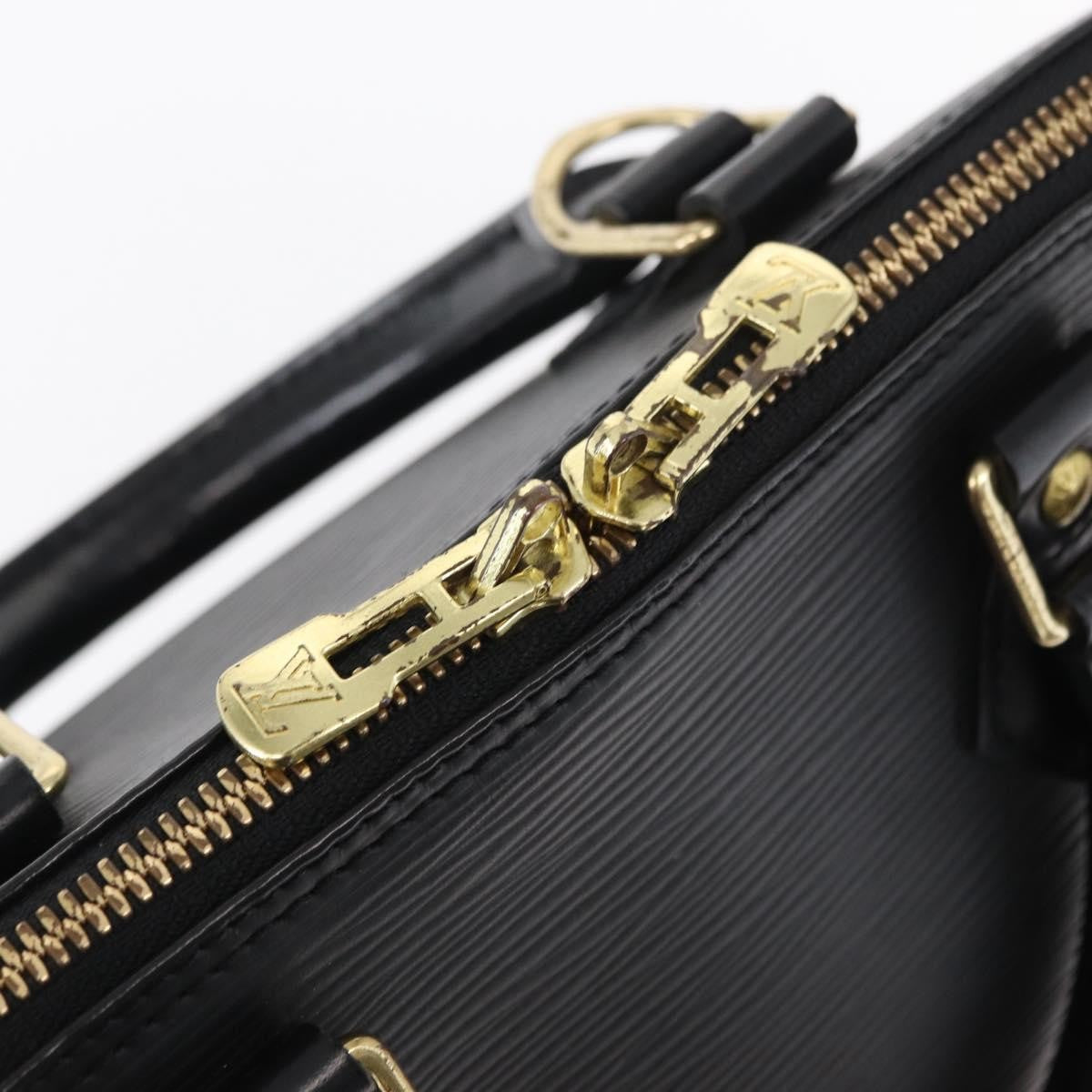 Louis Vuitton Alma Handbag Epi Leather, BLACK, LEATHER, Handbag