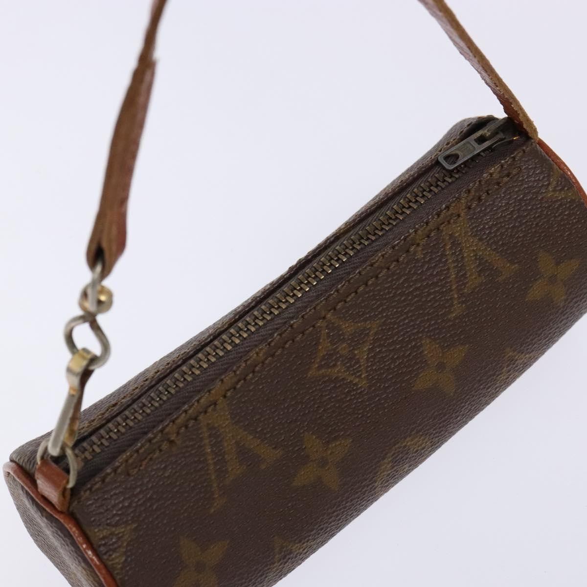Louis Vuitton Papillon Pochette Monogram Canvas, BROWN, CANVAS, Handbag