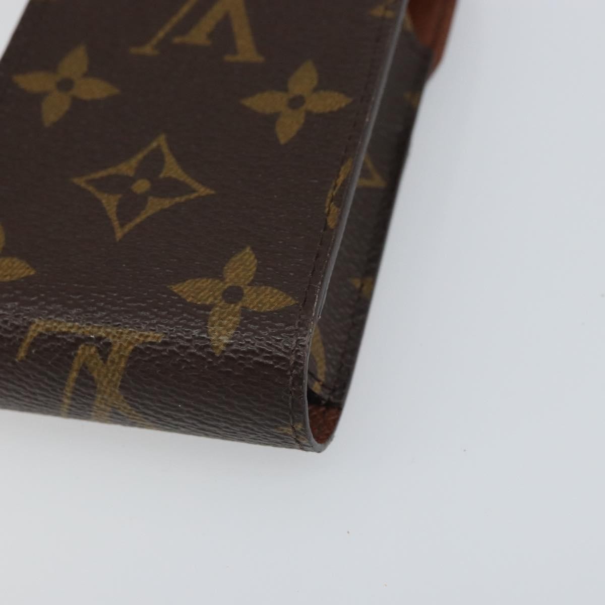 Louis Vuitton Etui Cigarette Case Monogram canvas, BROWN, CANVAS, Wallets