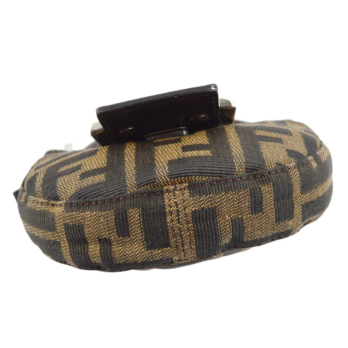 Fendi Cookie Hobo Zucca Canvas, BROWN, CANVAS, Clutche & pouche