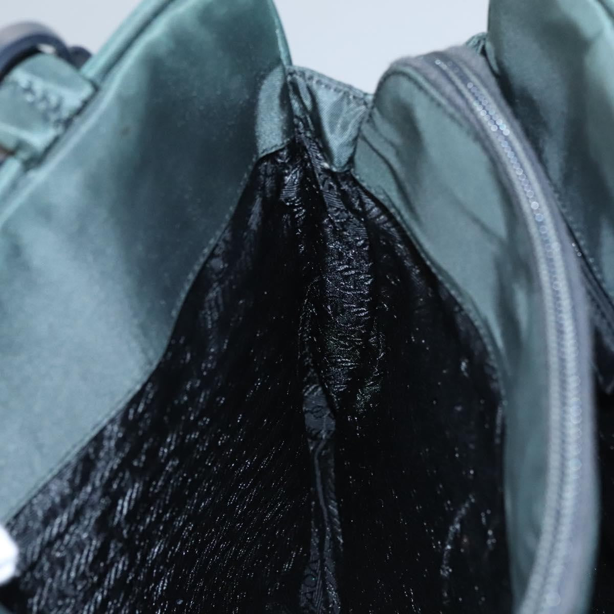 Prada Vintage Handbag Tessuto, GREEN, NYLON, Handbag