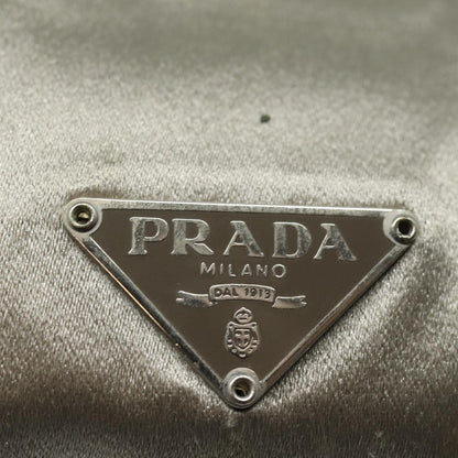 Prada Vintage Handbag Tessuto, SILVER, NYLON, Handbag