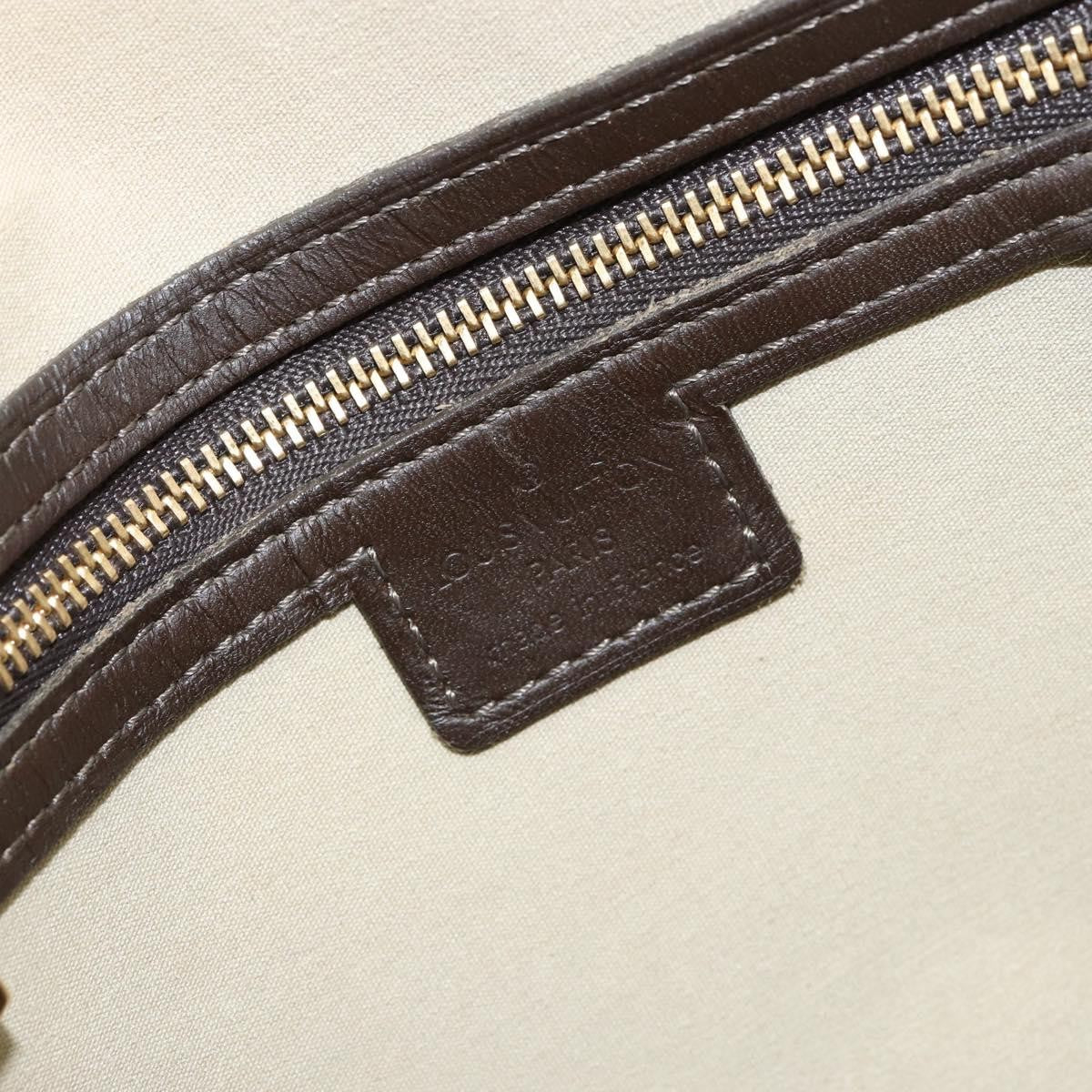 Louis Vuitton Alma Handbag Mini Lin Monogram, KHAKI, CANVAS, Handbag