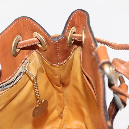 Celine Vintage Macadam Shoulder Bag Canvas, BROWN, PVC, Shoulder bag