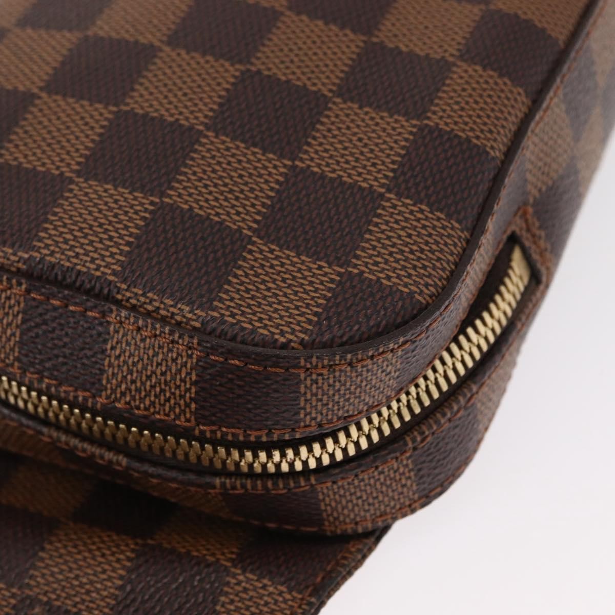 Louis Vuitton Geronimos Waist Bag Damier, BROWN, CANVAS, Shoulder bag