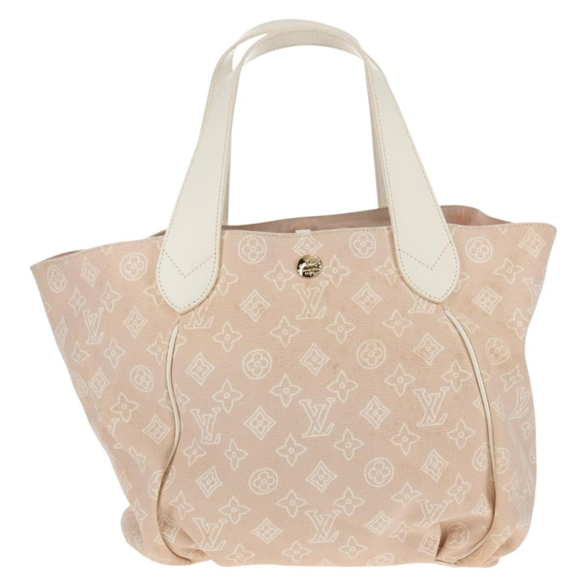 Louis Vuitton Cabas Ipanema Canvas, BEIGE, CANVAS, Tote bag