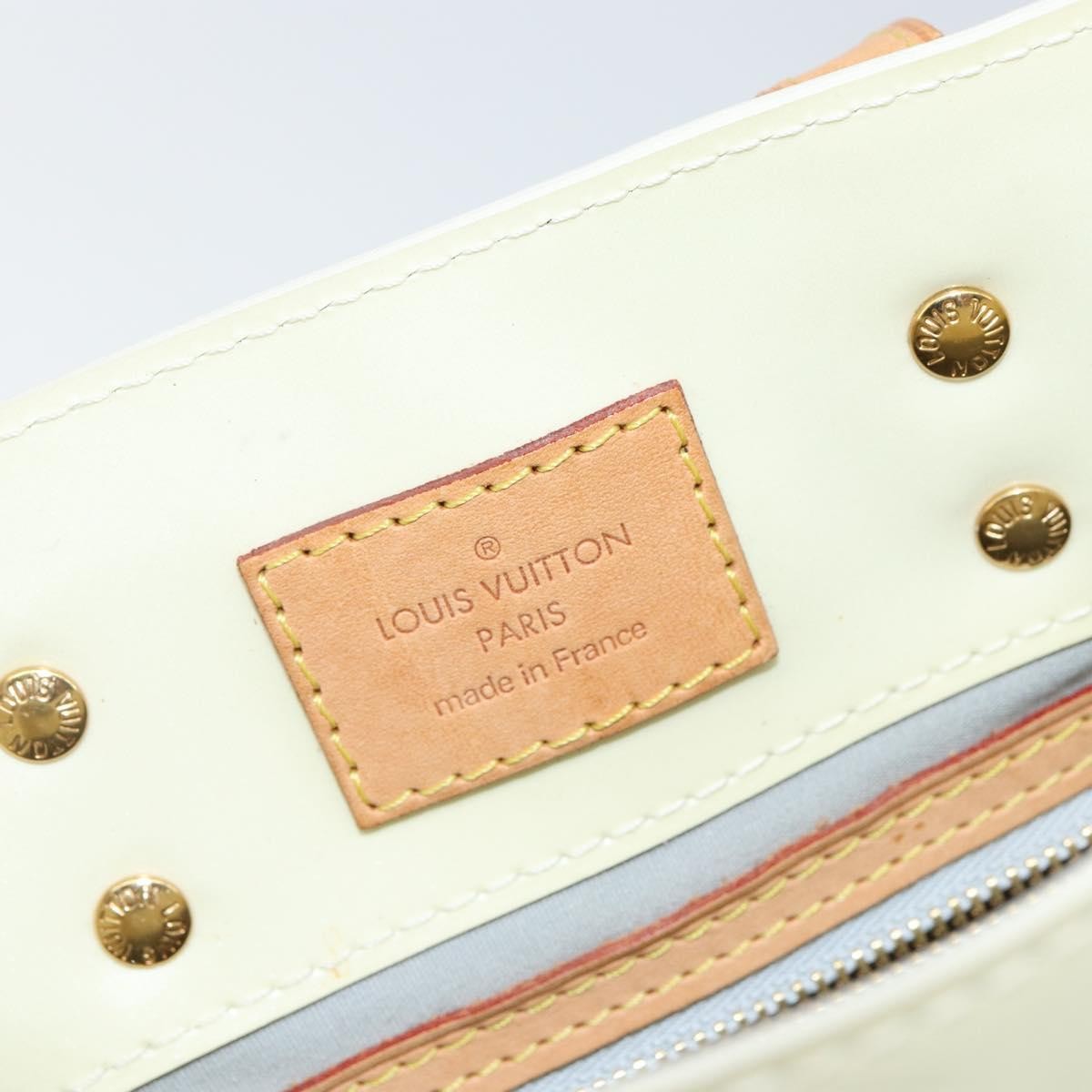 Louis Vuitton Reade Handbag Monogram Vernis, BEIGE, PATENT_LEATHER, Handbag