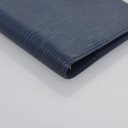 Louis Vuitton Agenda Cover Epi Leather, BLUE, LEATHER, Wallets