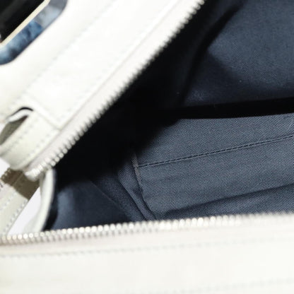 Balenciaga Cherche Midi Chain Shoulder Bag Leather, GRAY, LEATHER, Shoulder bag