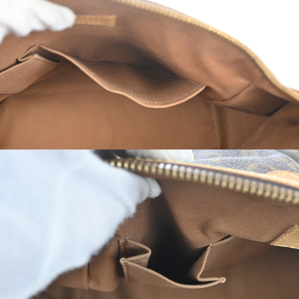 Louis Vuitton Tivoli Handbag Monogram Canvas, BROWN, CANVAS, Shoulder bag