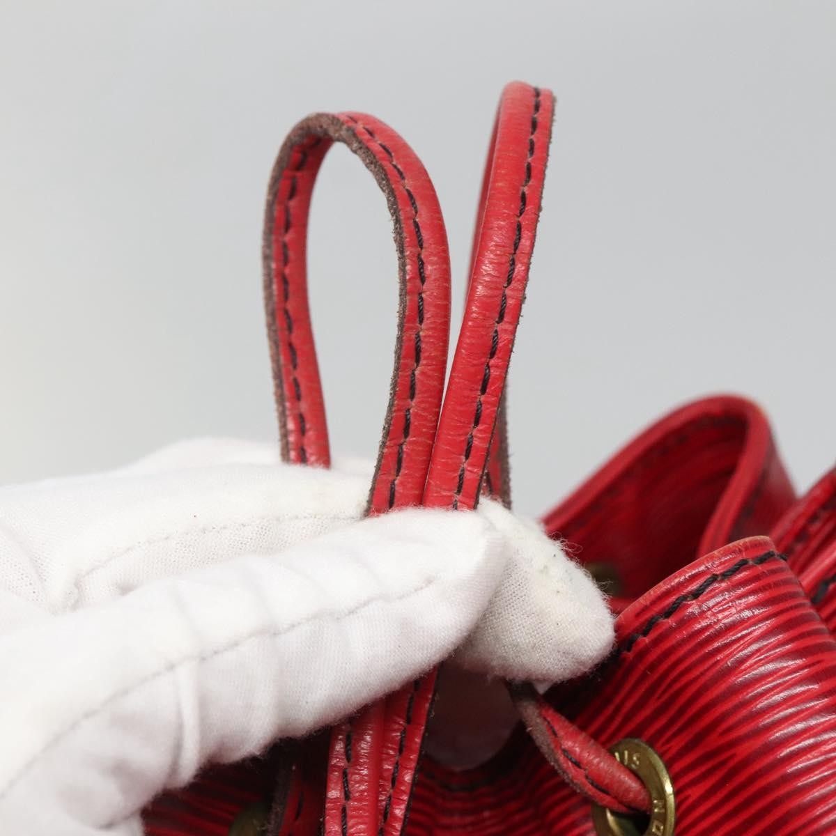 Louis Vuitton Noe Handbag Epi Leather, RED, LEATHER, Handbag