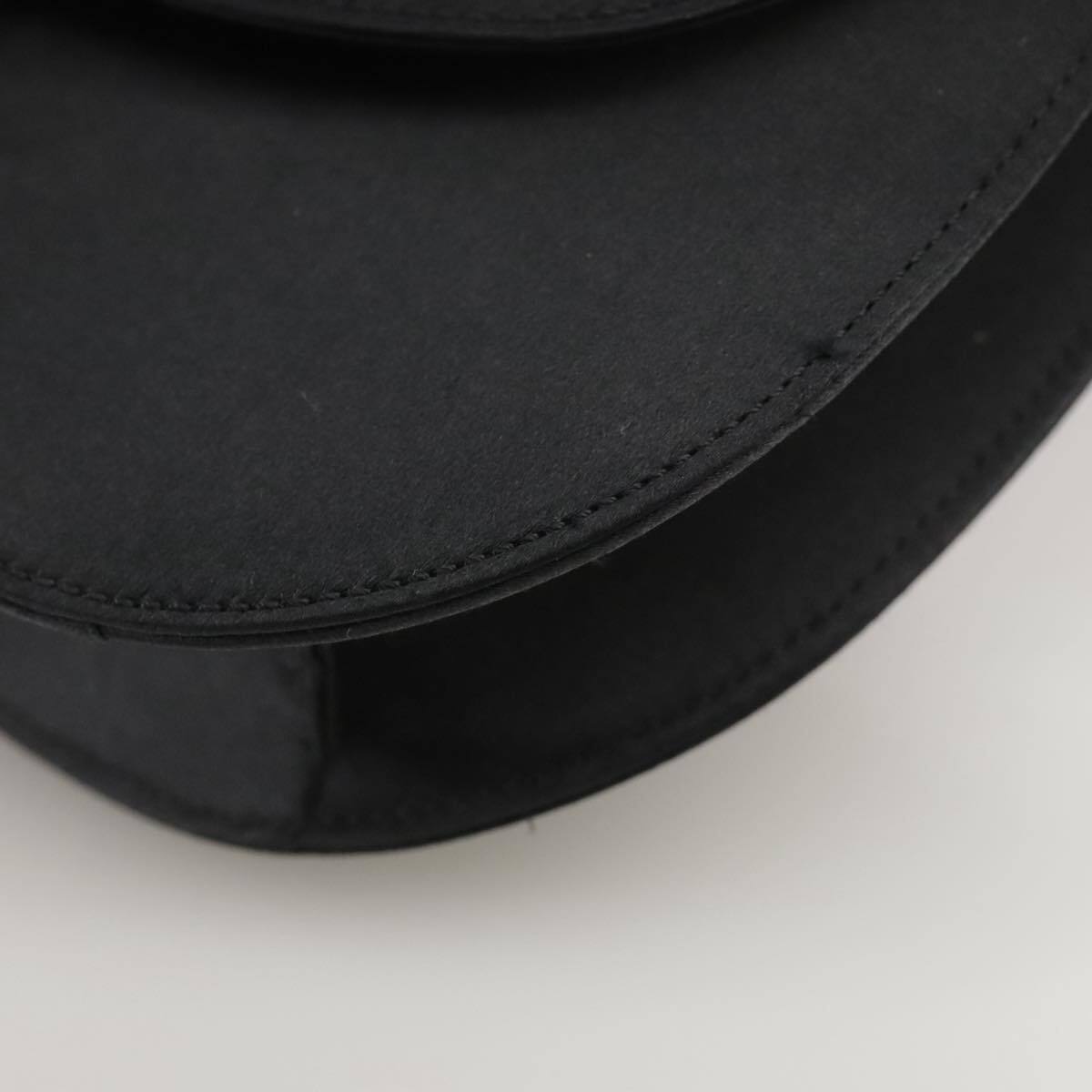 Celine Handbag Satin, BLACK, SATIN, Handbag