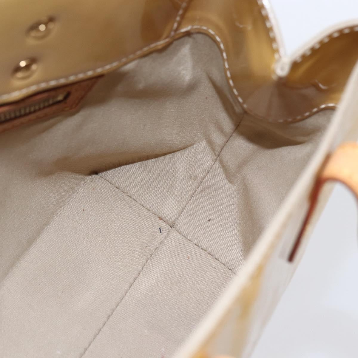 Louis Vuitton Reade Handbag Monogram Vernis, BEIGE, PATENT_LEATHER, Handbag