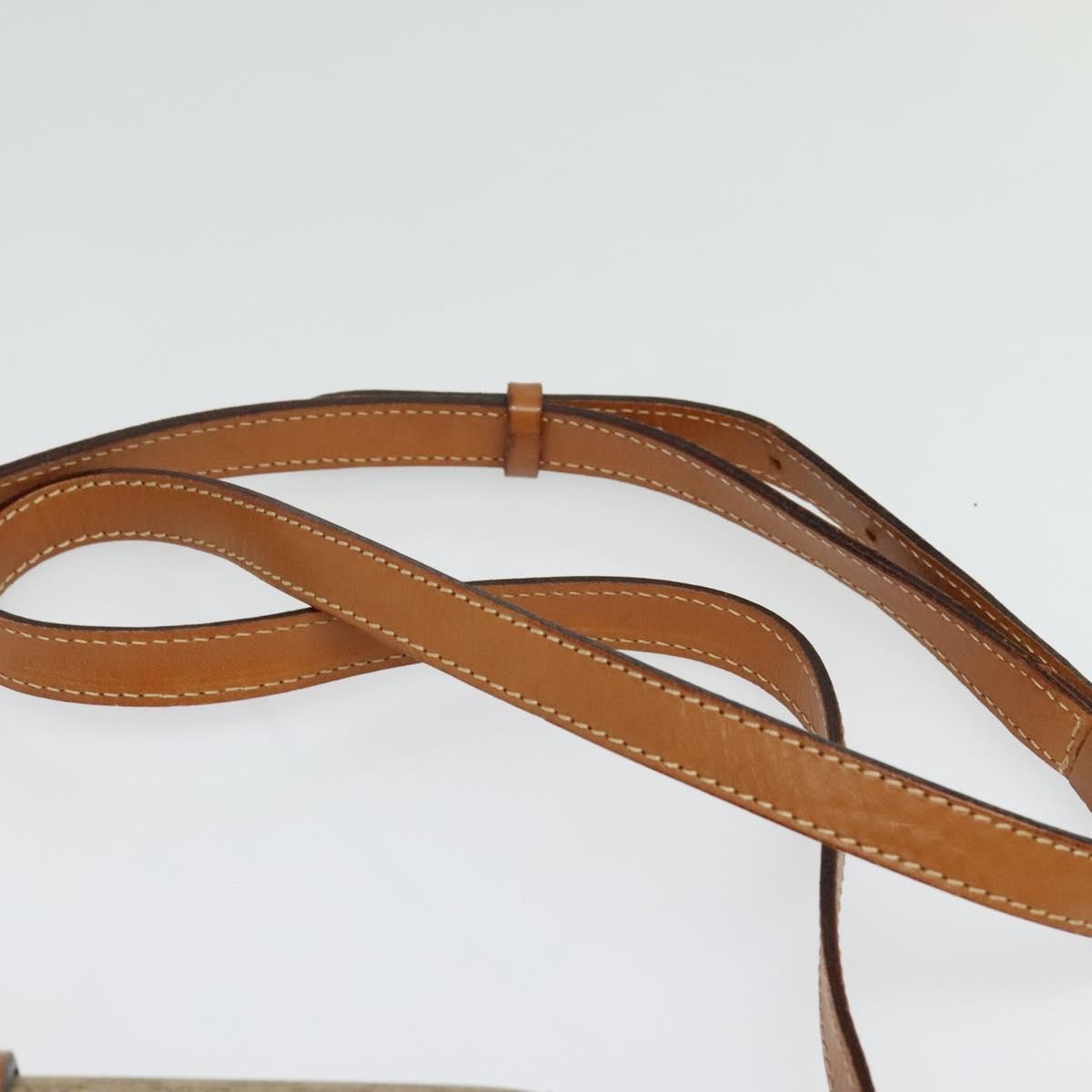 Celine Macadam Shoulder Bag PVC Leather, BEIGE, CANVAS, Shoulder bag