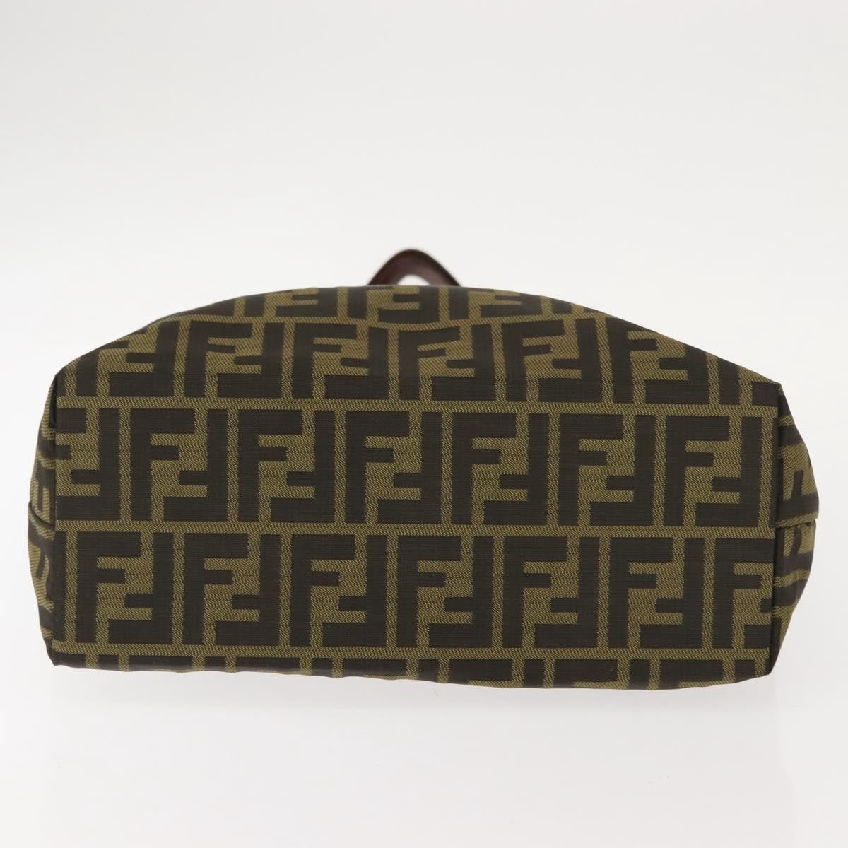 Fendi Zucca Tote bag FF motif, BROWN, CANVAS, Tote bag