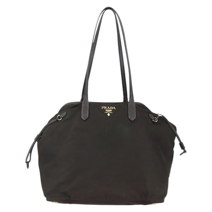 Prada Open Tote Tessuto, KHAKI, NYLON, Tote bag