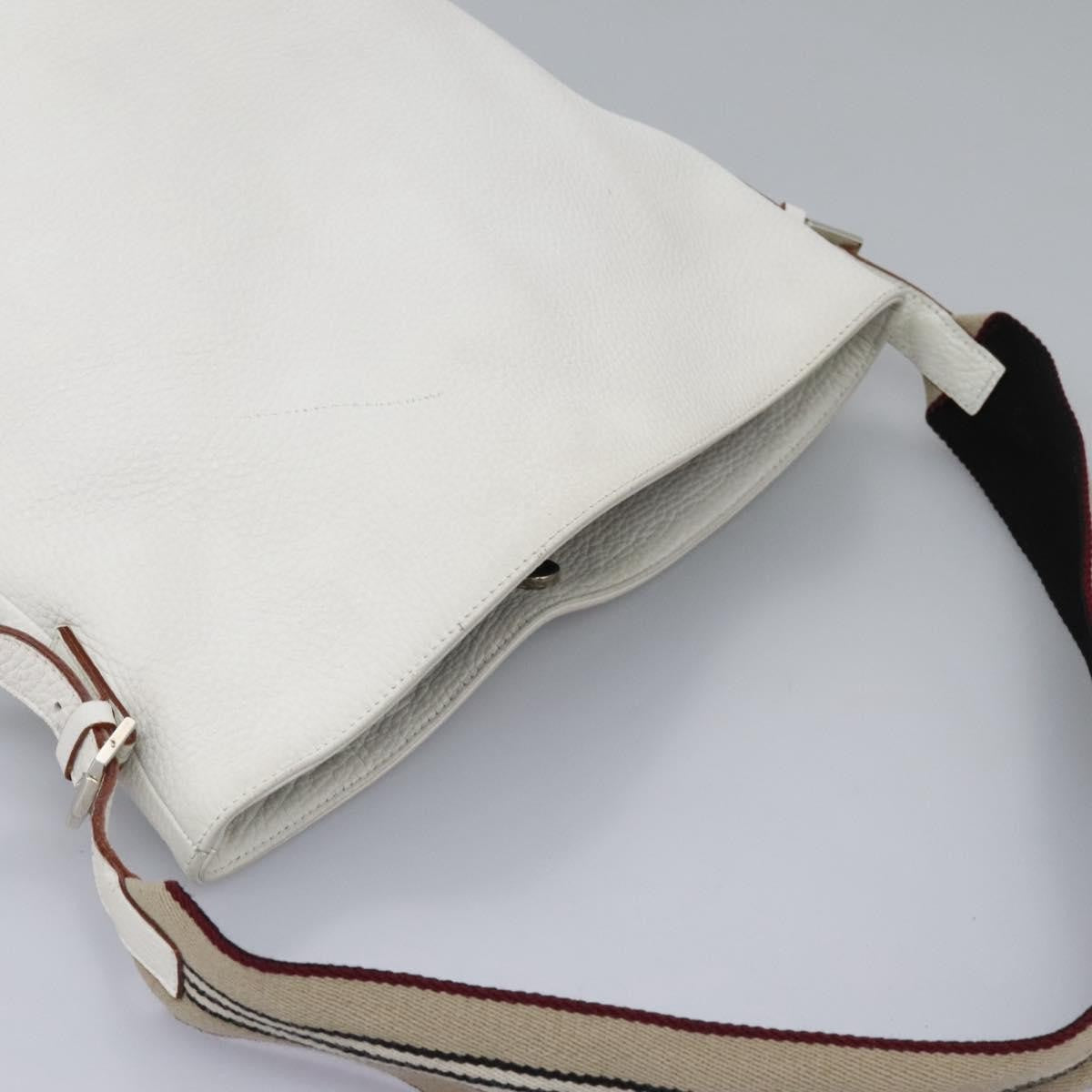 Burberry Shoulder Bag Leather, WHITE, LEATHER, Shoulder bag