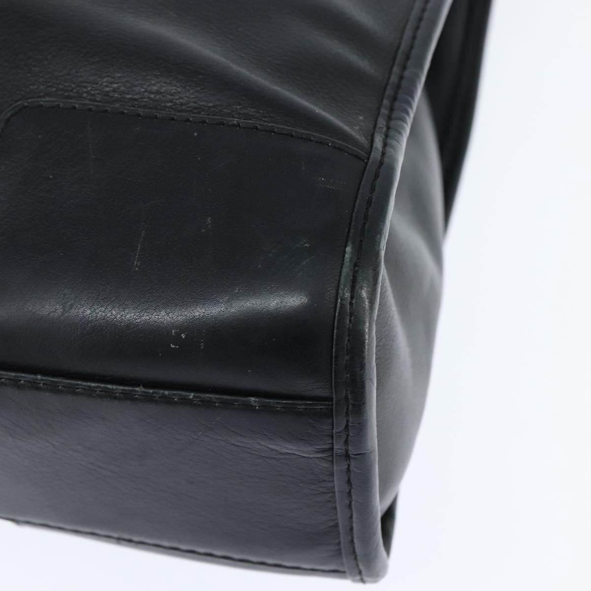 Loewe Anagram Shoulder Bag Leather, BLACK, LEATHER, Shoulder bag