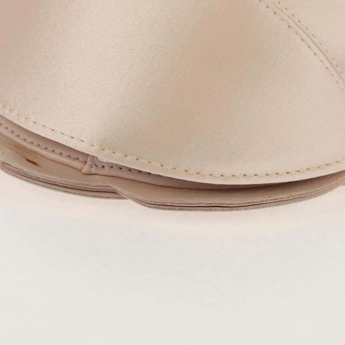 Chanel Camellia Round Clutch with Chain Satin, PINK, SATIN, Clutche & pouche