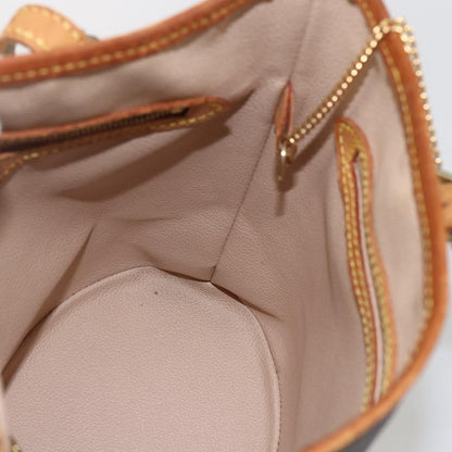 Louis Vuitton Petit Bucket Bag Monogram Canvas, BROWN, CANVAS, Shoulder bag