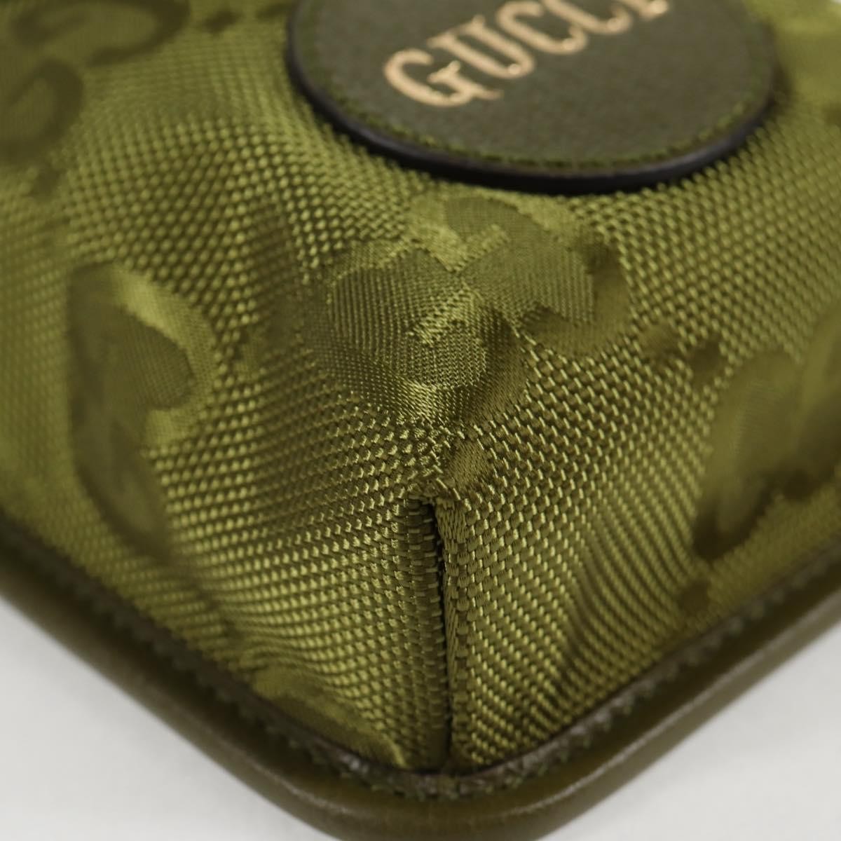 Gucci Off The Grid Shoulder Bag GG Econyl, GREEN, CANVAS, Shoulder bag