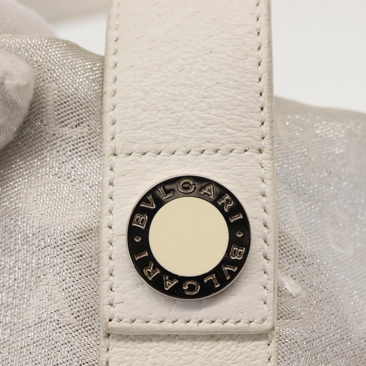 Bvlgari Logomania Tote bag Canvas, SILVER, CANVAS, Tote bag