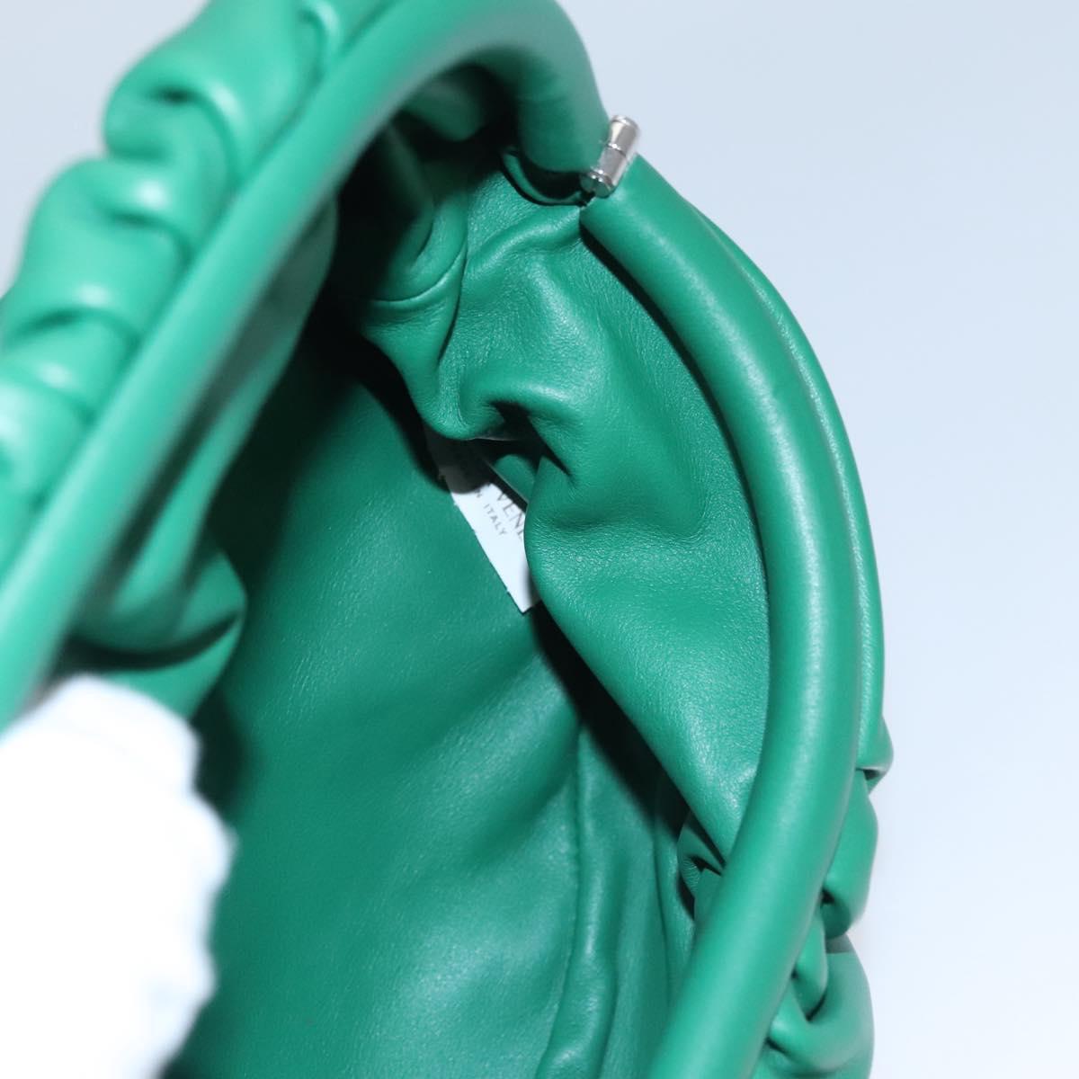 Bottega Veneta The Chain Pouch Leather, GREEN, LEATHER, Clutche & pouche