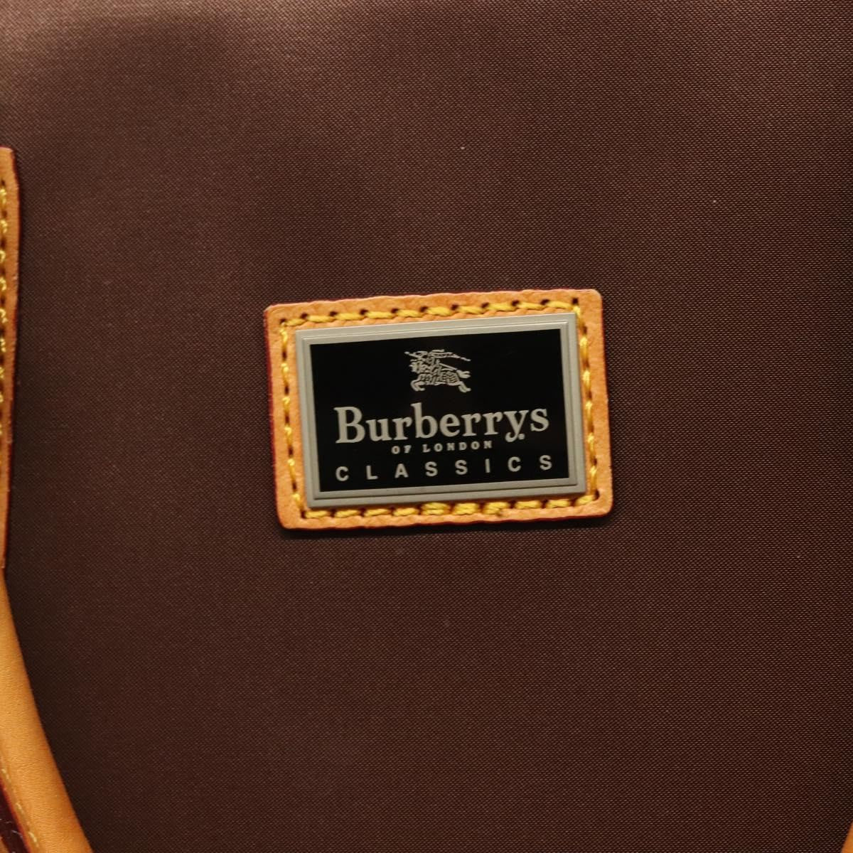 Burberry Nova Check Tote Nylon, BROWN, NYLON, Tote bag