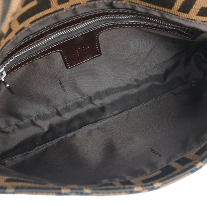 Fendi Baguette Bag Zucca Canvas, BROWN, CANVAS, Handbag