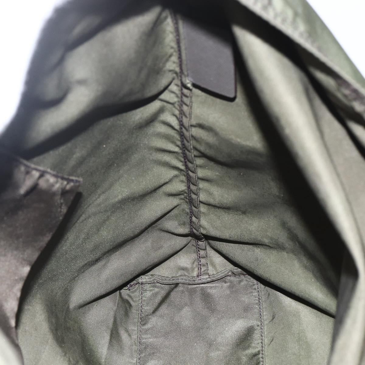 Prada Open Tote Tessuto, KHAKI, NYLON, Tote bag