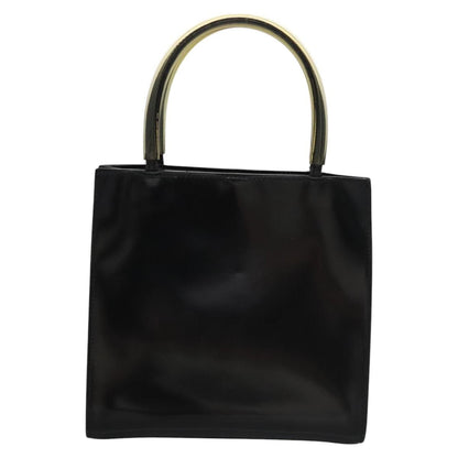Salvatore Ferragamo Shopper Tote Patent Leather, BLACK, LEATHER, Tote bag