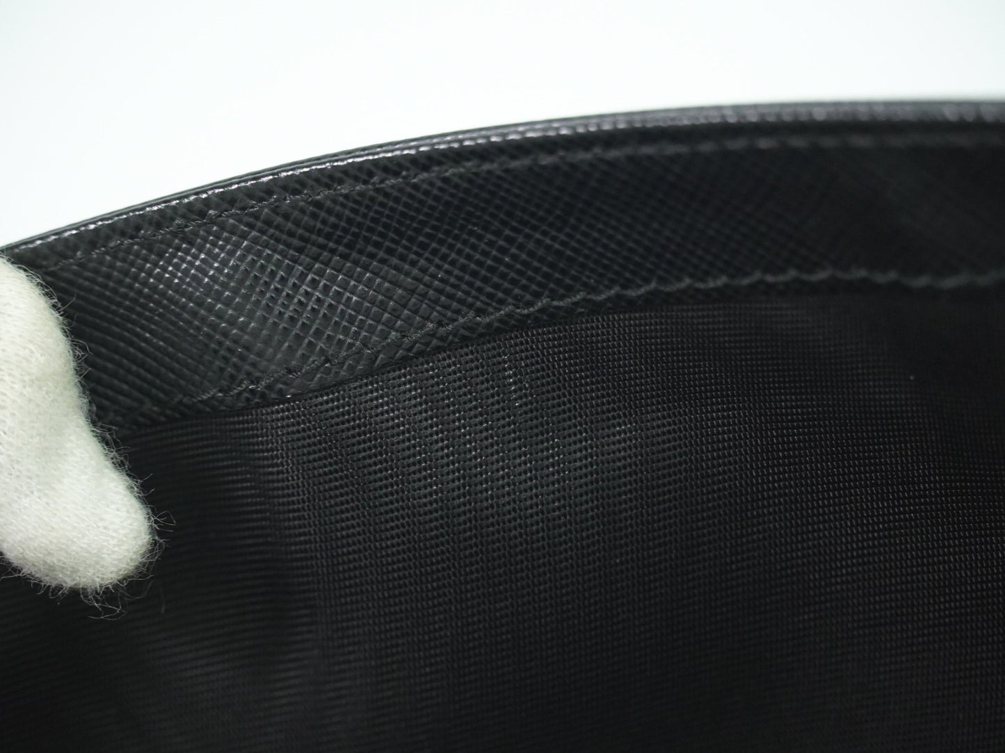 Prada Continental Wallet Tessuto, BLACK, NYLON, Wallets