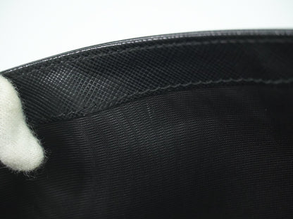 Prada Continental Wallet Tessuto, BLACK, NYLON, Wallets