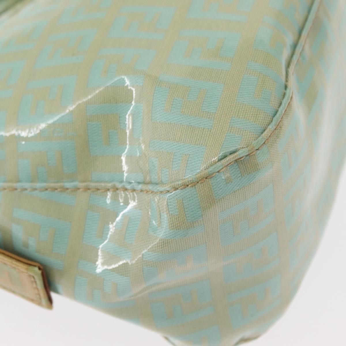 Fendi Double Flap Bag Zucchino Canvas, GREEN, CANVAS, Handbag