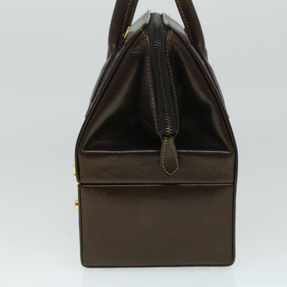 Fendi Vintage Top Handle Lock Box Bag Zucca Canvas, BROWN, CANVAS, Handbag