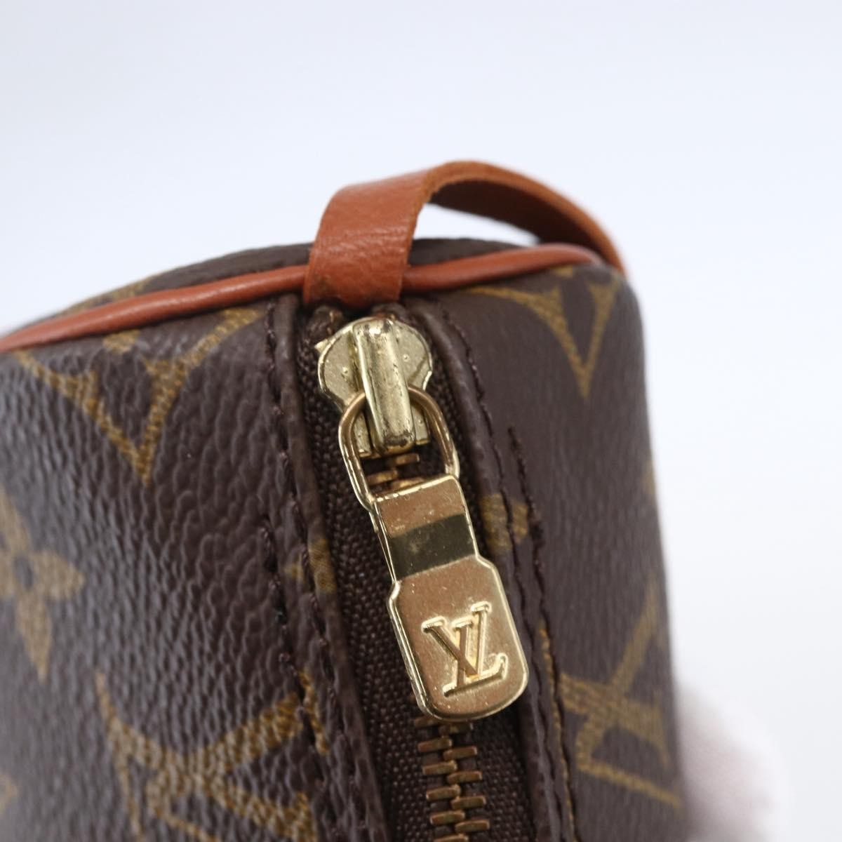 Louis Vuitton Papillon Pochette Monogram Canvas, BROWN, CANVAS, Clutche & pouche